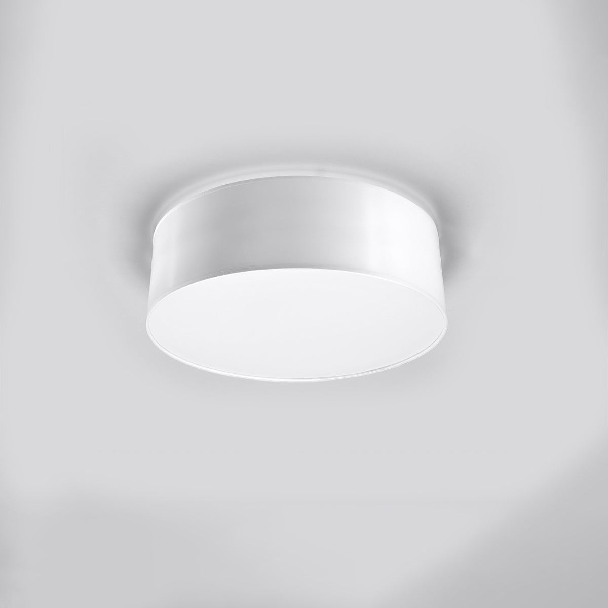 Plafon CERCLE 25 biały LED 4000K - 25x25x11cm Sollux