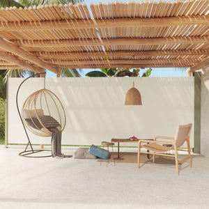 Tenda Da Sole Laterale Retrattile INLIFE Marrone - 220x500 Cm, Per Balcone, Terrazza E Giardino