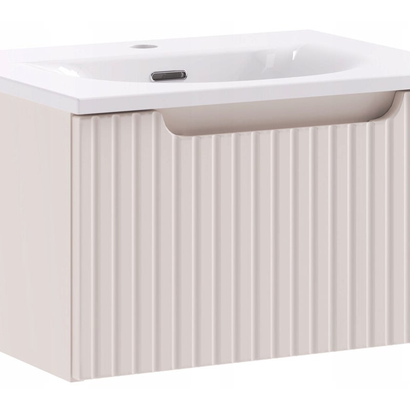 Szafka łazienkowa Nova Kaszmir 50 cm z umywalką ceramiczną Sky