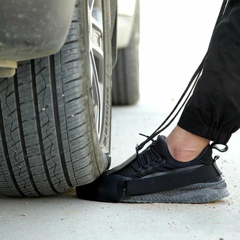 Couvre-chaussure,Surchaussures de Sécurité Couvre-Chaussure de Sécurité Visiteur Taille Libre,Anti-Écrasement/Résistant À l'usure Chaussures - 5
