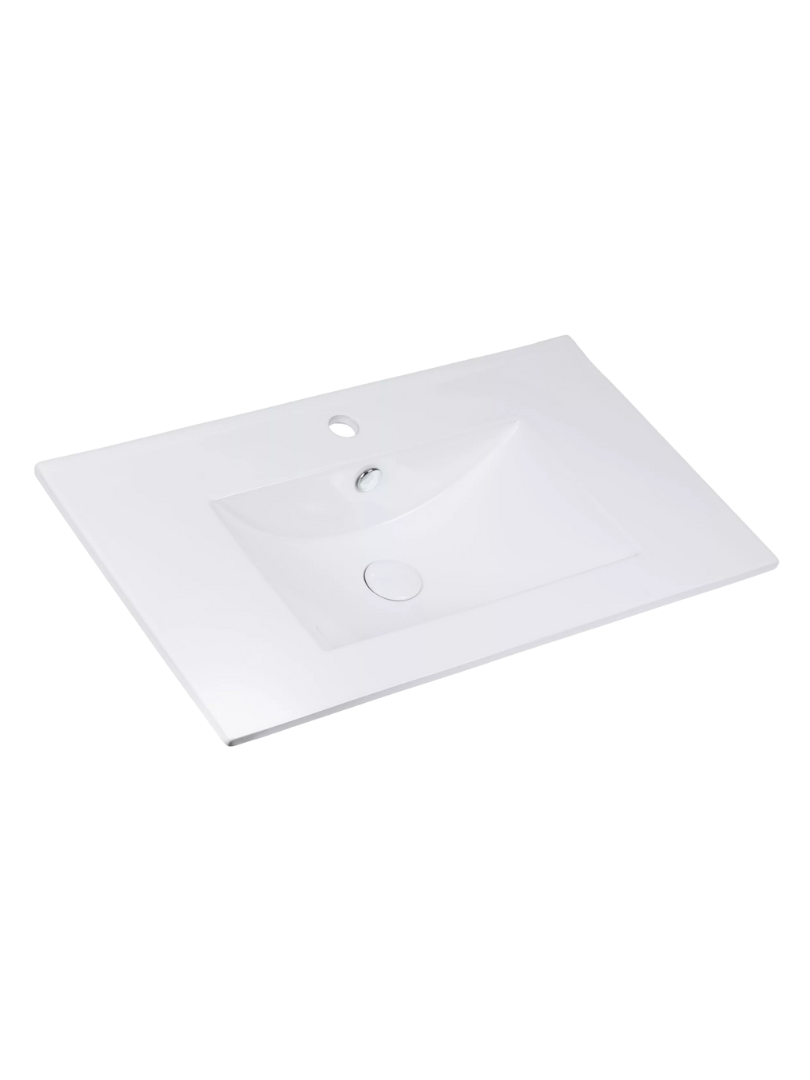 Umywalka meblowa Uptrend NEVA 70 biały połysk, z otworem na baterię oraz przelewem 1 szt.