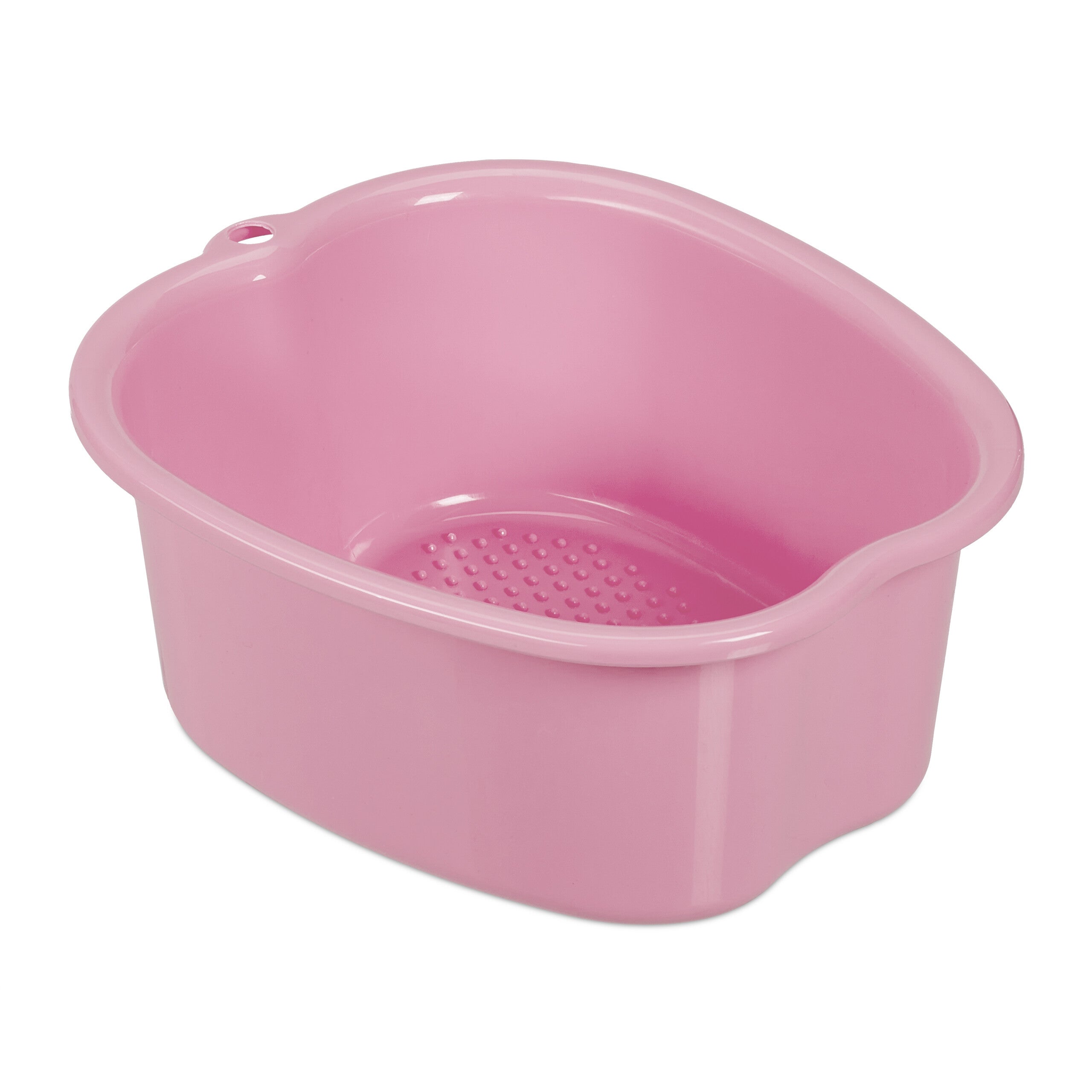 Relaxdays bain de pieds bassine en plastique lavage pieds effet