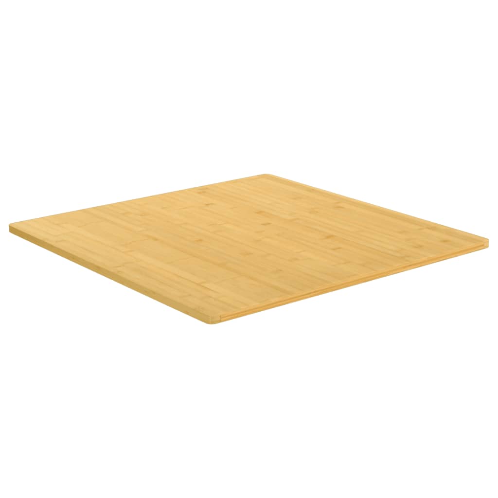 Tablero de mesa | superficie de mesa | tablero de escritorio de bambú 80x80x1,5 cm cfw29217