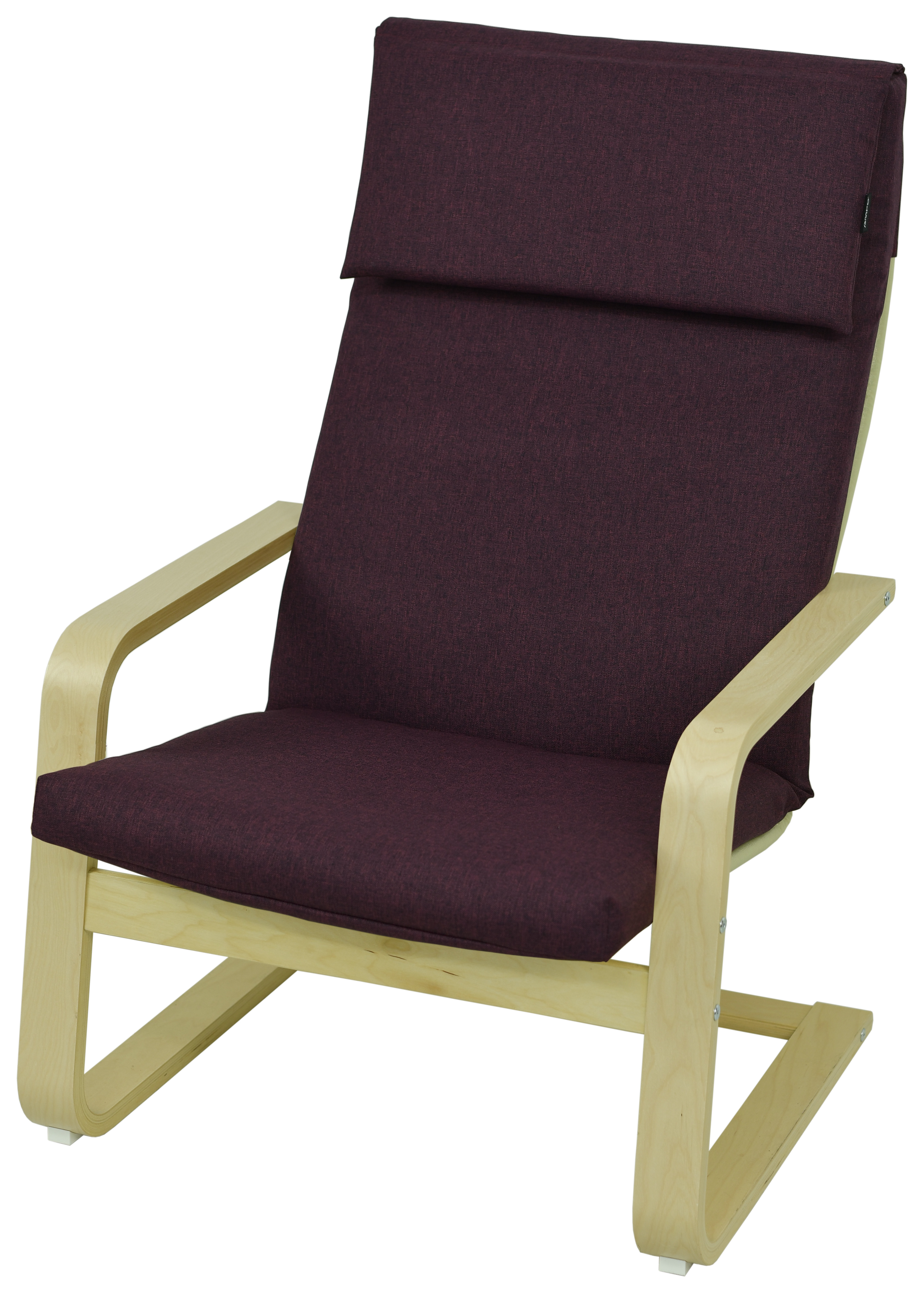 Poduszka na fotel drewniany Poang Pello AMPO fioletowy melanż 1 szt.