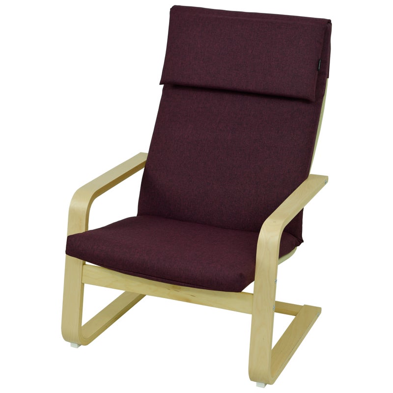 Poduszka na fotel drewniany Poang Pello AMPO fioletowy melanż 1 szt.