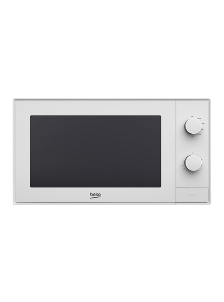 Forno A Microonde Beko Con Grill - 20 Litri, 700W, Acciaio Inossidabile, Bianco, 5 Livelli Di Potenza