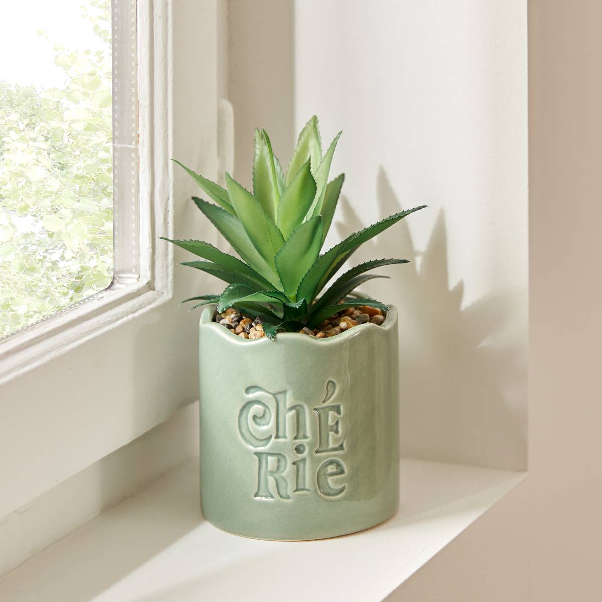 Plante Artificielle En Pot Cheri 13x10cm Vert - Atmosphera Créateur d'intérieur - 8