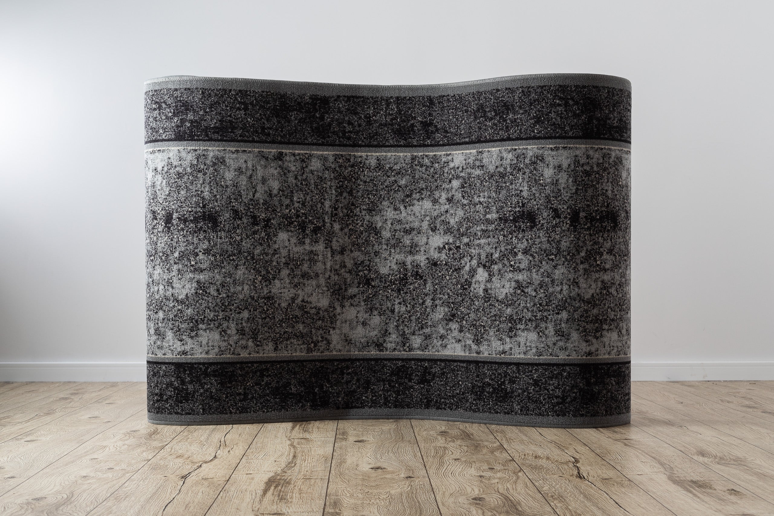 Alfombra de pasillo con refuerzo de goma 120 cm STARK gris 120x140 cm - 3