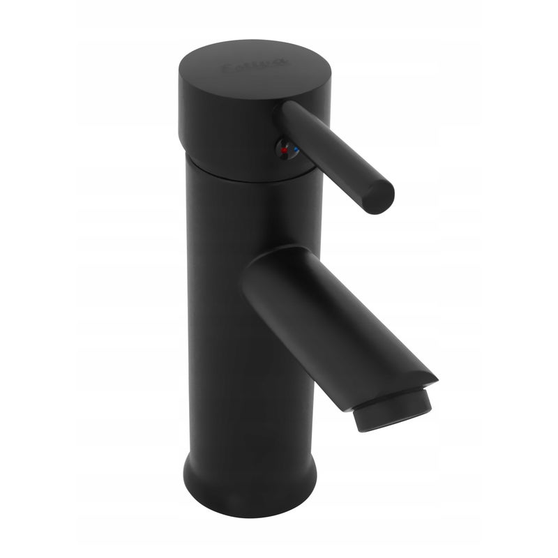 Bateria umywalkowa Estiva MIZA 17 Black czarna 17 cm