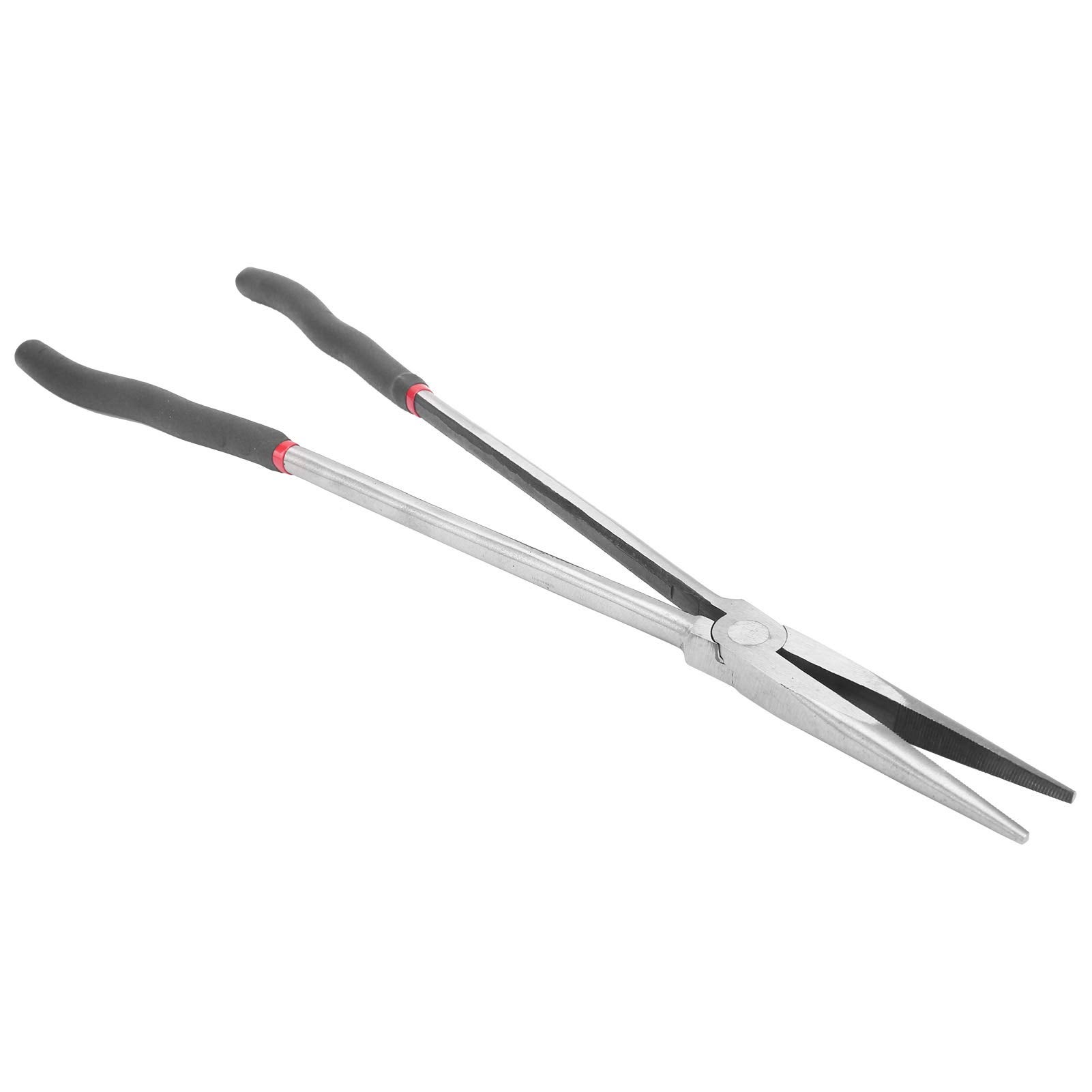 Pince à Bec Extra-longue 400 Mm - Manche Long, Pointe Fine, Idéale Pour Les Espaces étroits, Acier Trempé