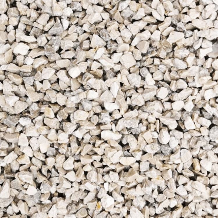 PACK +/- 1,5T ≃ 20M² (2 X 750 Kg) Gravillon “Grain de Riz” Beige Ø 4/6 mm - Livraison STANDARD - 3