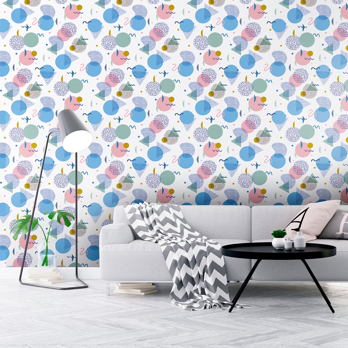 Adesivo arazzo scandinavo Danemark - Sticker adesivo - adesivi murali - 40x40cm - 3