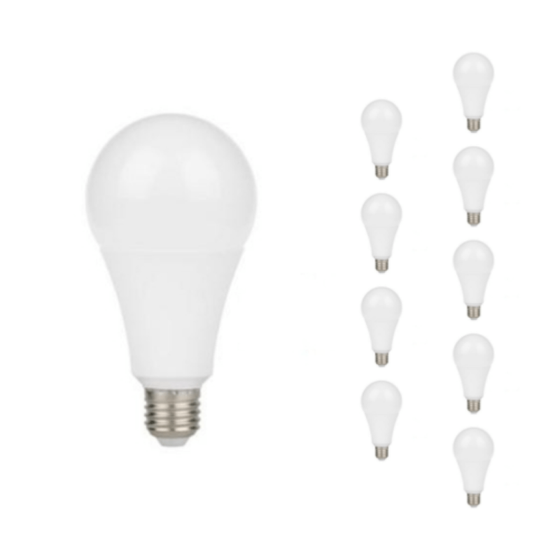 Ampoule Led E27 18w A80 220v 230° Pack De 10 Blanc Froid 6000k