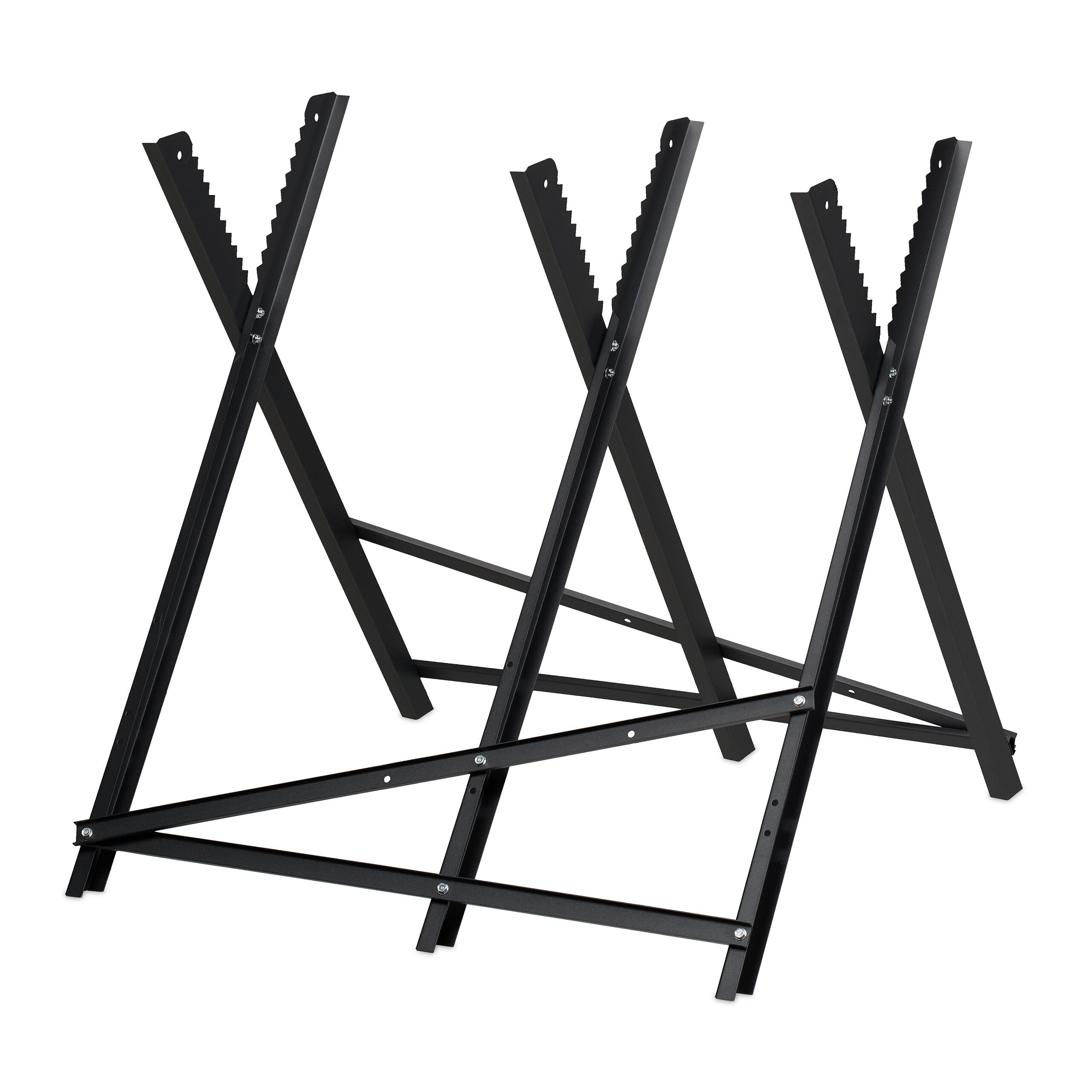 Chevalet De Sciage Relaxdays Pliable - 150kg Charge Max