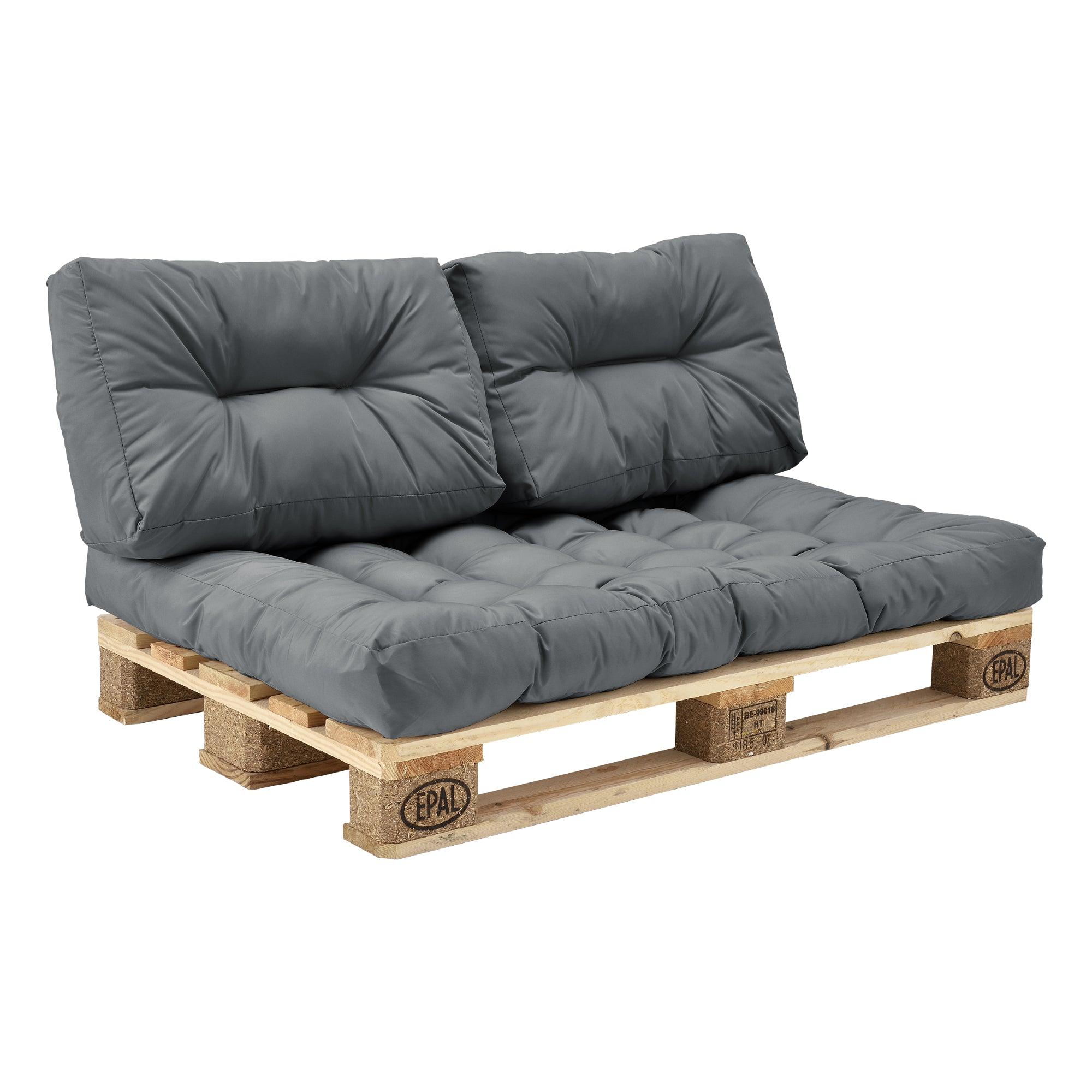 Coussin De Dossier Incliné Sabeatex® Pour Canapé Et Lit - 60x50x30 Cm, Mousse Polyuréthane, Housse Amovible Lavable (Marron)