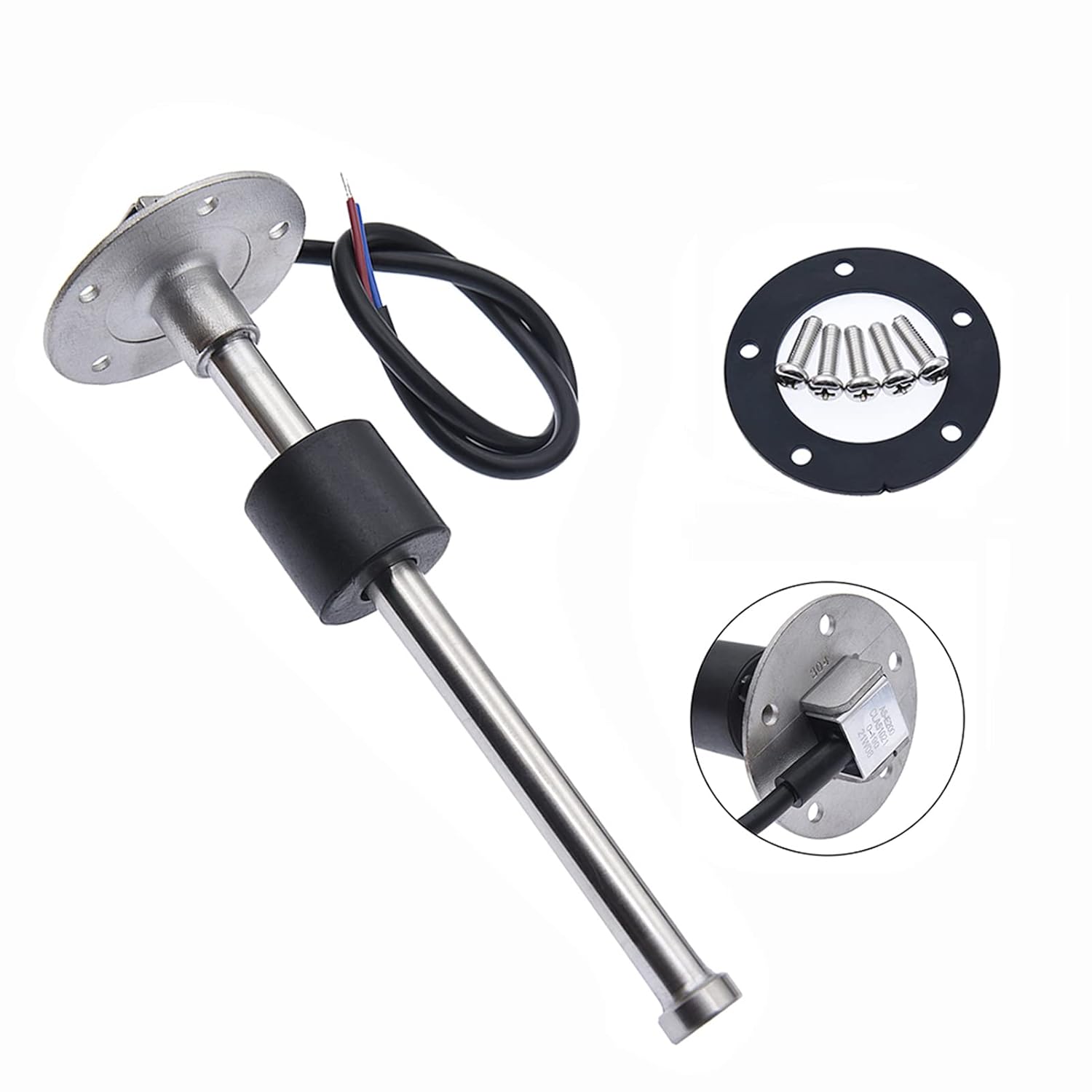 Czujnik poziomu paliwa - Czujnik poziomu oleju samochodowego do wskaźnika wody w paliwie 0~190OHM 250MM