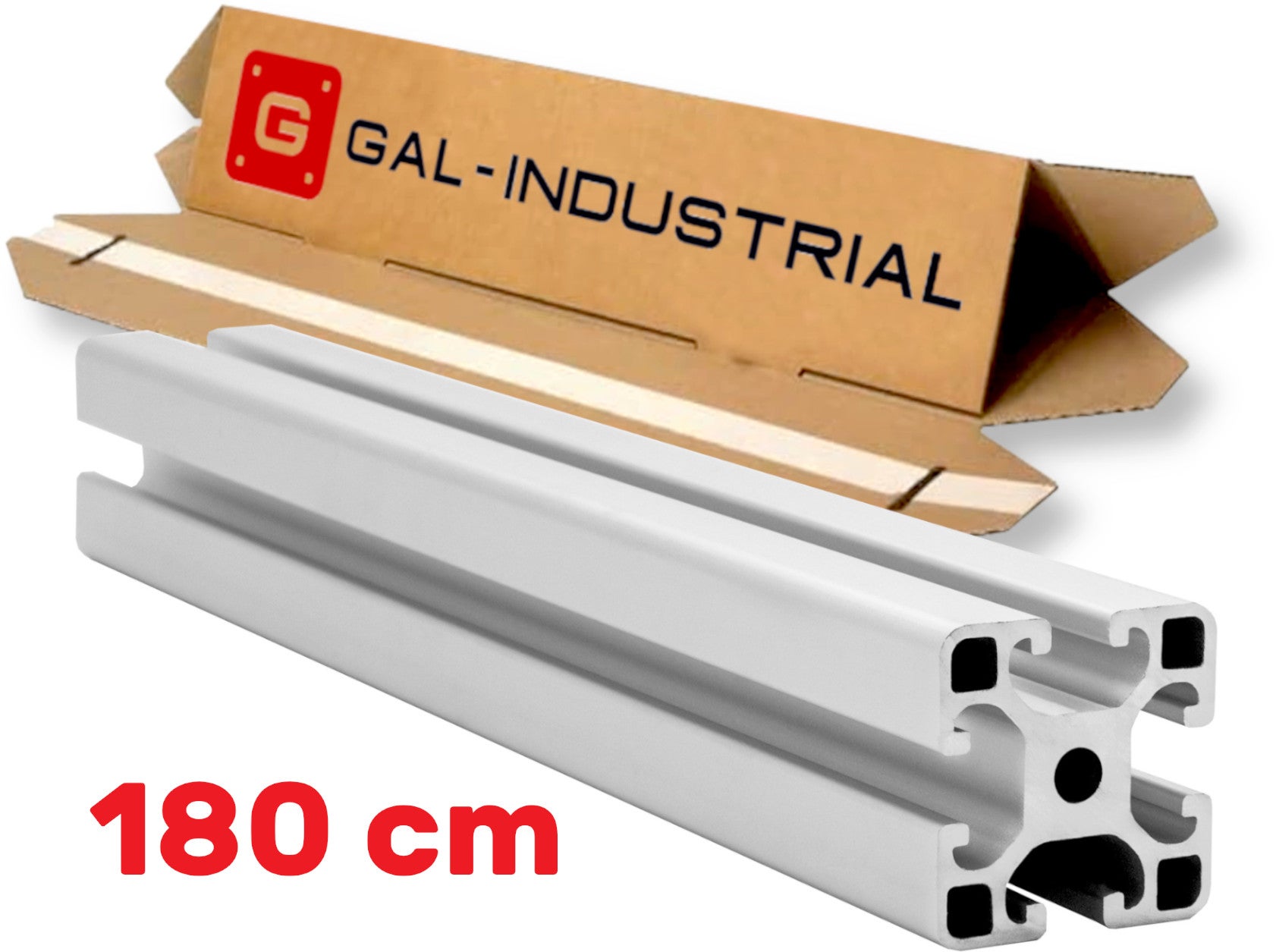 PROFIL KONSTRUKCYJNY ALUMINIOWY 40x40 [8] R 180cm + Cięcie na wymiar