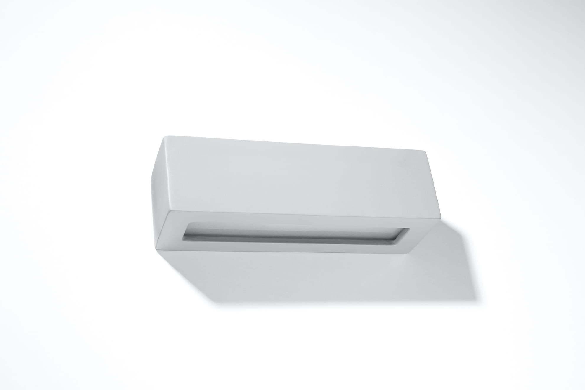 Kinkiet ścienny Vega szaro-biały 1xE27x60W wym: 10 x 32 x 10 cm ceramika / gips IP20 Sollux Lighting - 2