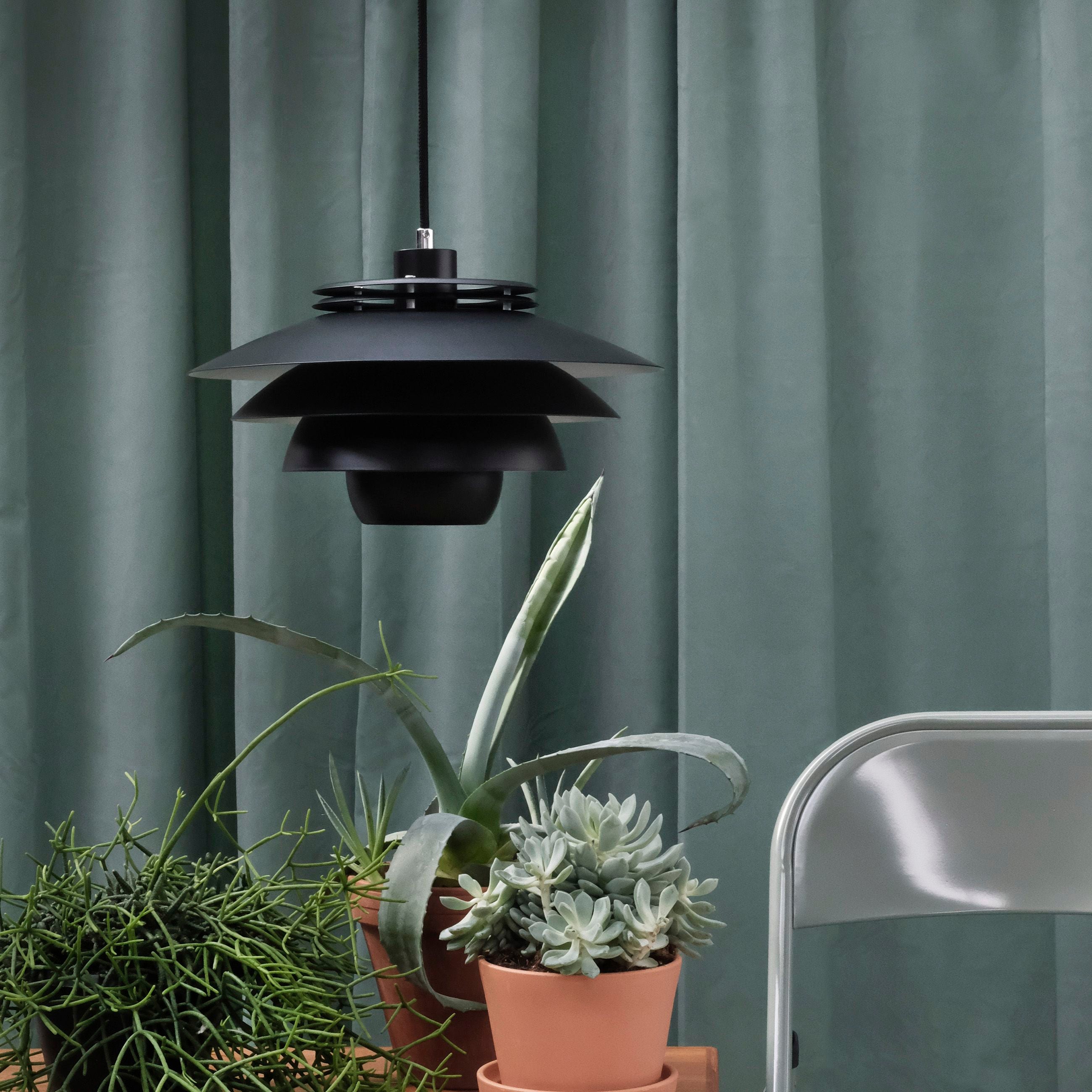 Suspension en métal noir mat, h 20 cm d 38 cm Ejka - DYBERG LARSEN - 4