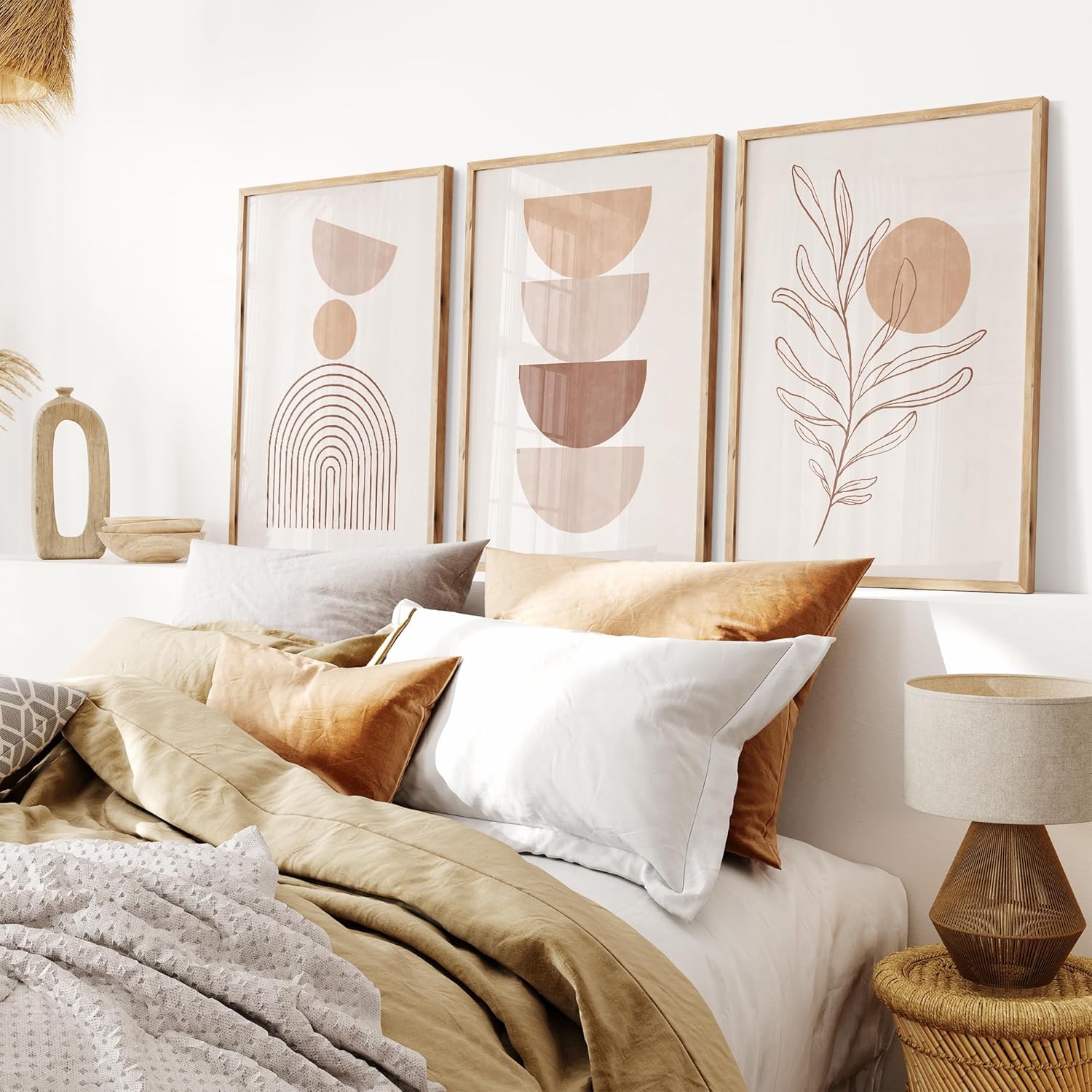 Lot de 3 Tableau Decoration Murale Affiche Décoration Chambre Maison Cousine - Poster Mural Tableaux Déco Boho Salon - 4