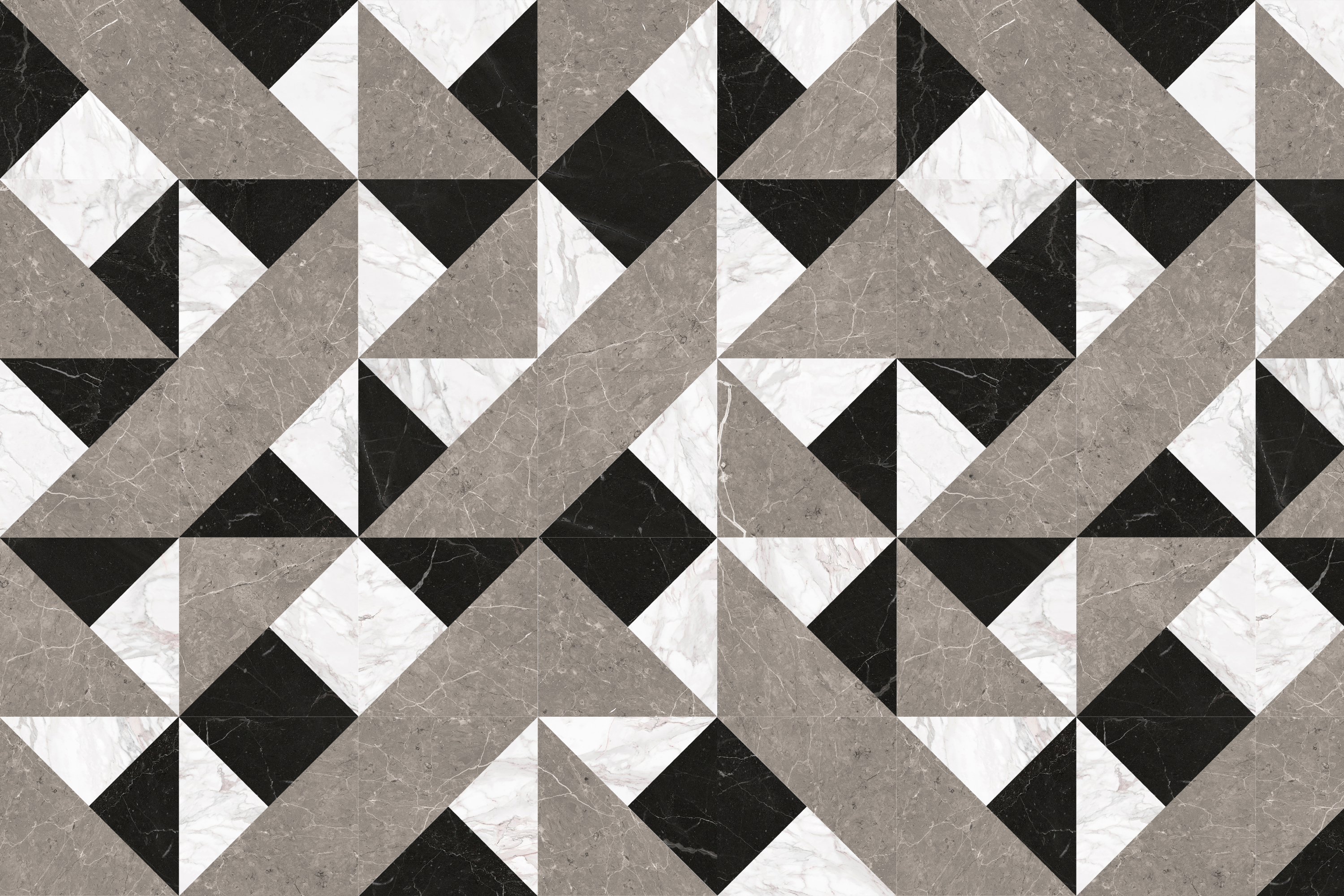 Dywan winylowy Imperium 200x300 cm - antypoślizgowy dywan z PVC do kuchni lub salonu, zmywalny, w geometrycznym stylu