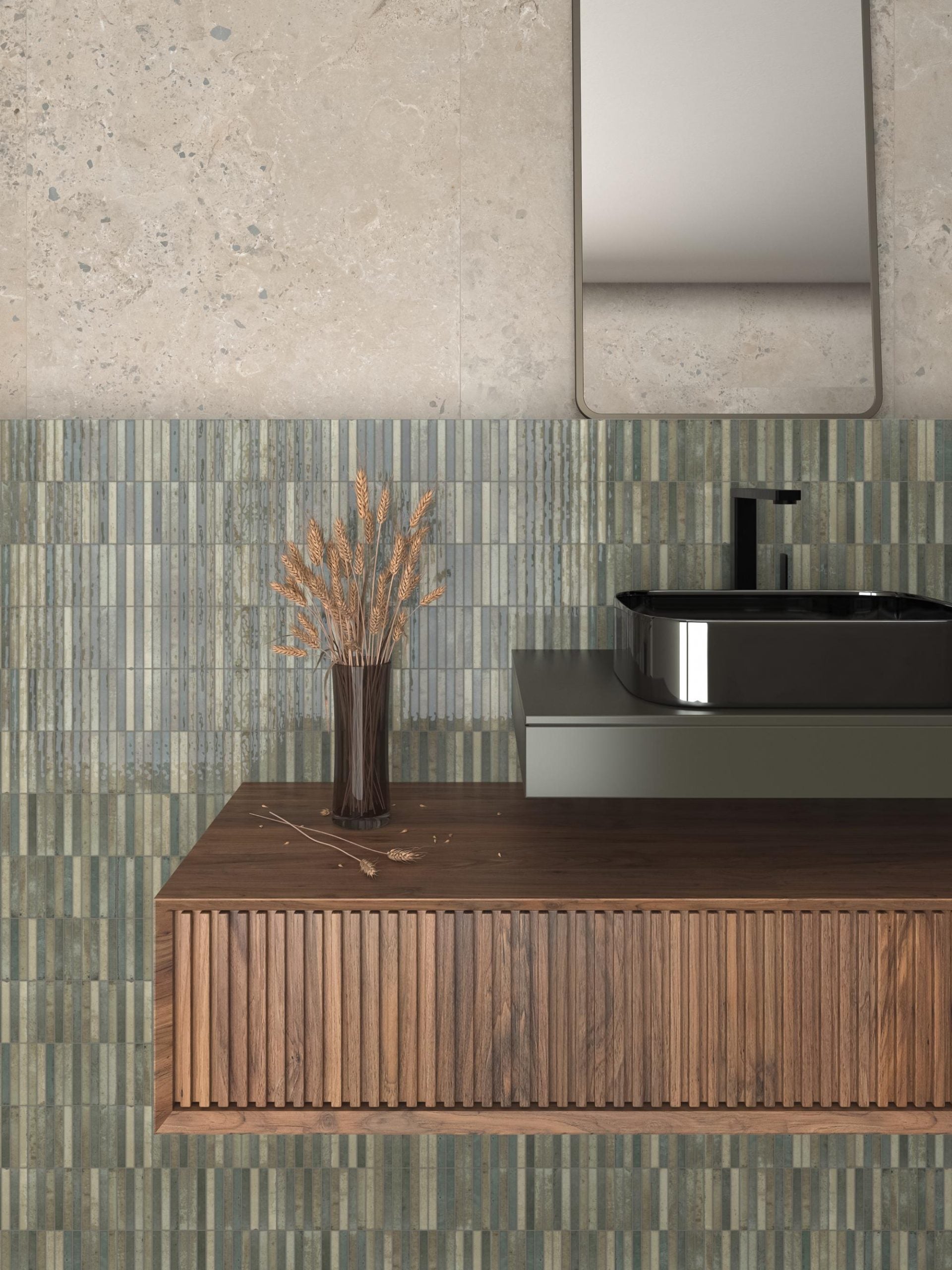 KIT-KAT MOZAIKA MUSGO GLOSSY 11,5X23,1. PŁYTKI PORCELANOWE PREMIUM W BŁYSZCZĄCYM NIEBIESKIM KOLORZE