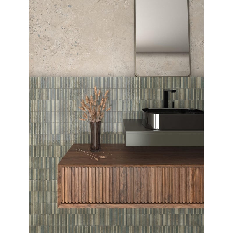 KIT-KAT MOZAIKA MUSGO GLOSSY 11,5X23,1. PŁYTKI PORCELANOWE PREMIUM W BŁYSZCZĄCYM NIEBIESKIM KOLORZE