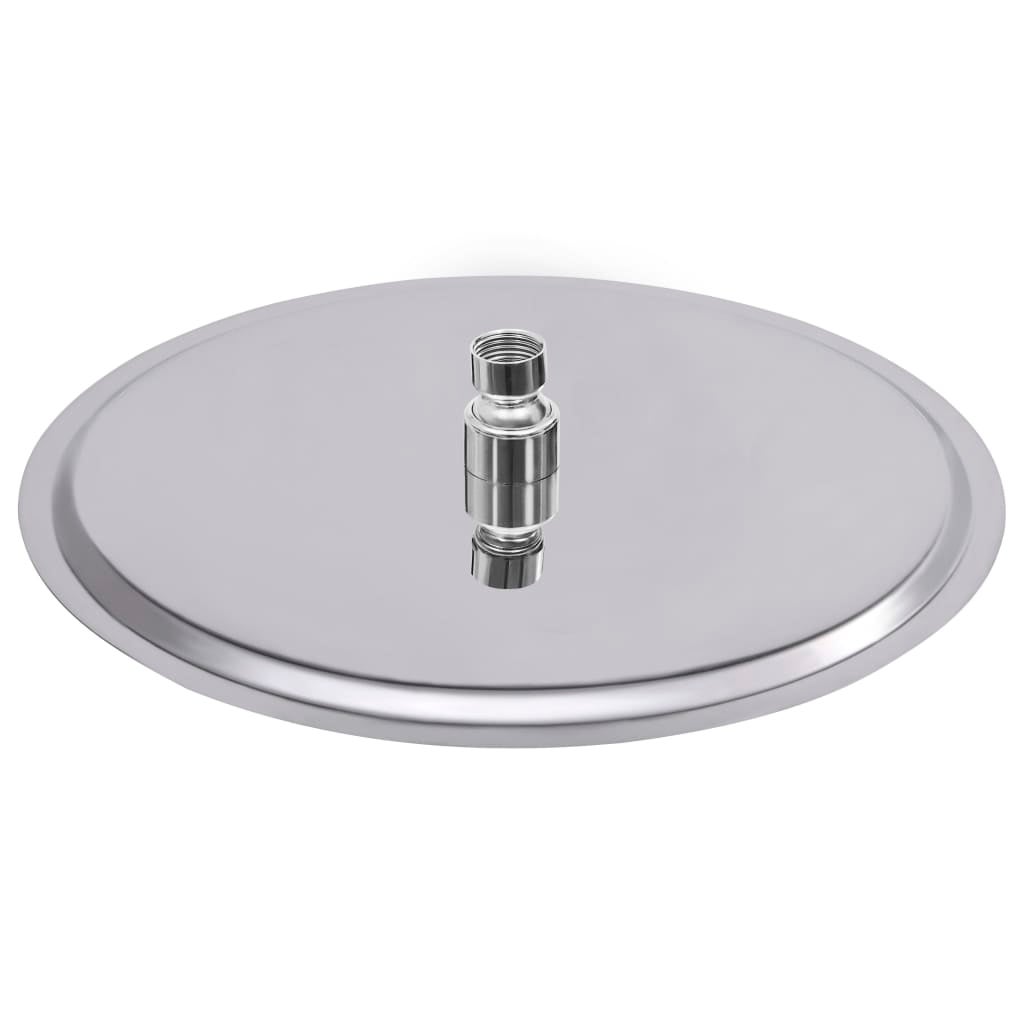 Soffione doccia a pioggia tondo 30 cm in acciaio inox 02_0002069 - 6