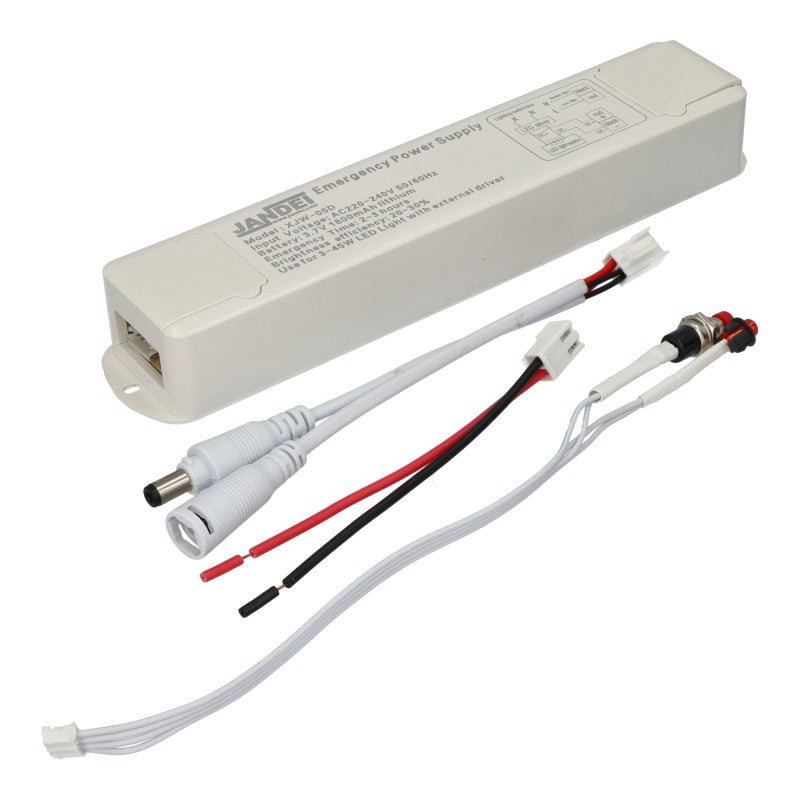 Sterownik awaryjny do opraw LED 3-45 W. Akumulator 1.800mah