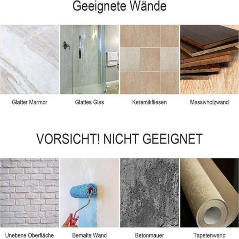 Toallero de pared de acero inoxidable Toallero de baño negro - 39cm - 3