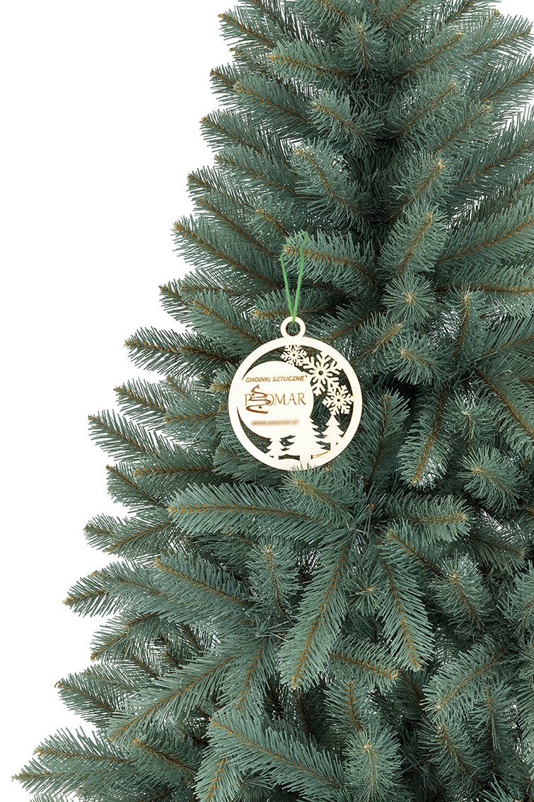 CHOINKA SZTUCZNA ŚWIERK SREBRNY PVC 250 CM - 3