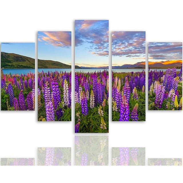 Tableau champ de lavande - 300 x 140 cm