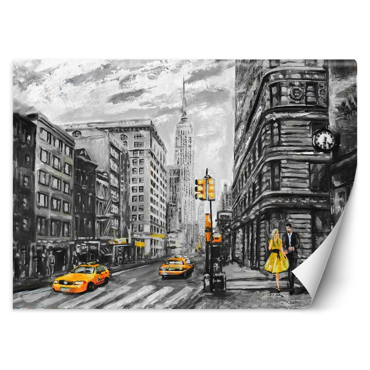 Fototapeta, Nowy Jork taxi 100x70