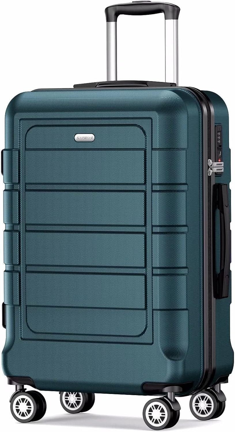 POSH Valigia Rigida XL In ABS, 100 Litri, 77x50x30 Cm, Ruote Silenziose 360° E Lucchetto TSA, Leggera 4 Kg, Perfetta Per Viaggi Lunghi
