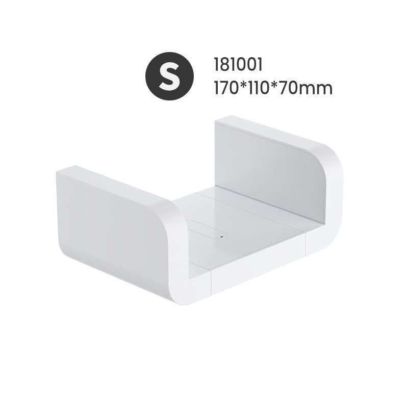 2 Mensole Galleggianti In Acrilico Trasparente 30x20x4 Cm - Ripiani Da Parete Senza Fori Per Bagno, Cucina E Soggiorno