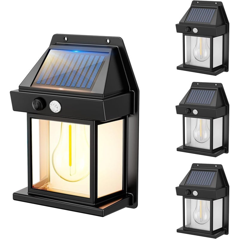 Zestaw 4 kinkietów solarnych z czujnikiem SUNFLARE 100LM