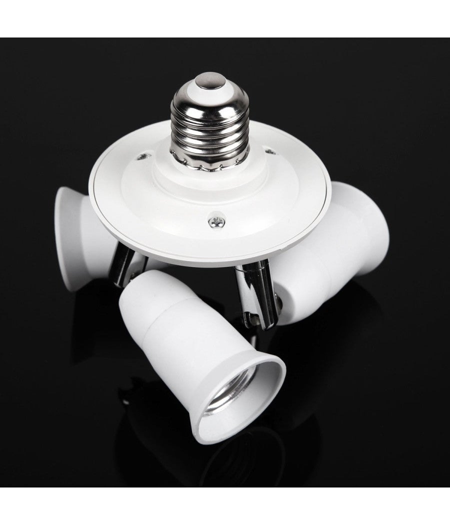 Wedhapy Portalampada E26 Adattatore Per Lampadina A Baionetta A Vite Adattatore Per Lampadina A LED Adattatore Per Lampadina Resistente Al Calore Gx24q A Vite A 4 Pin Gx24q A E26 - Foto 11