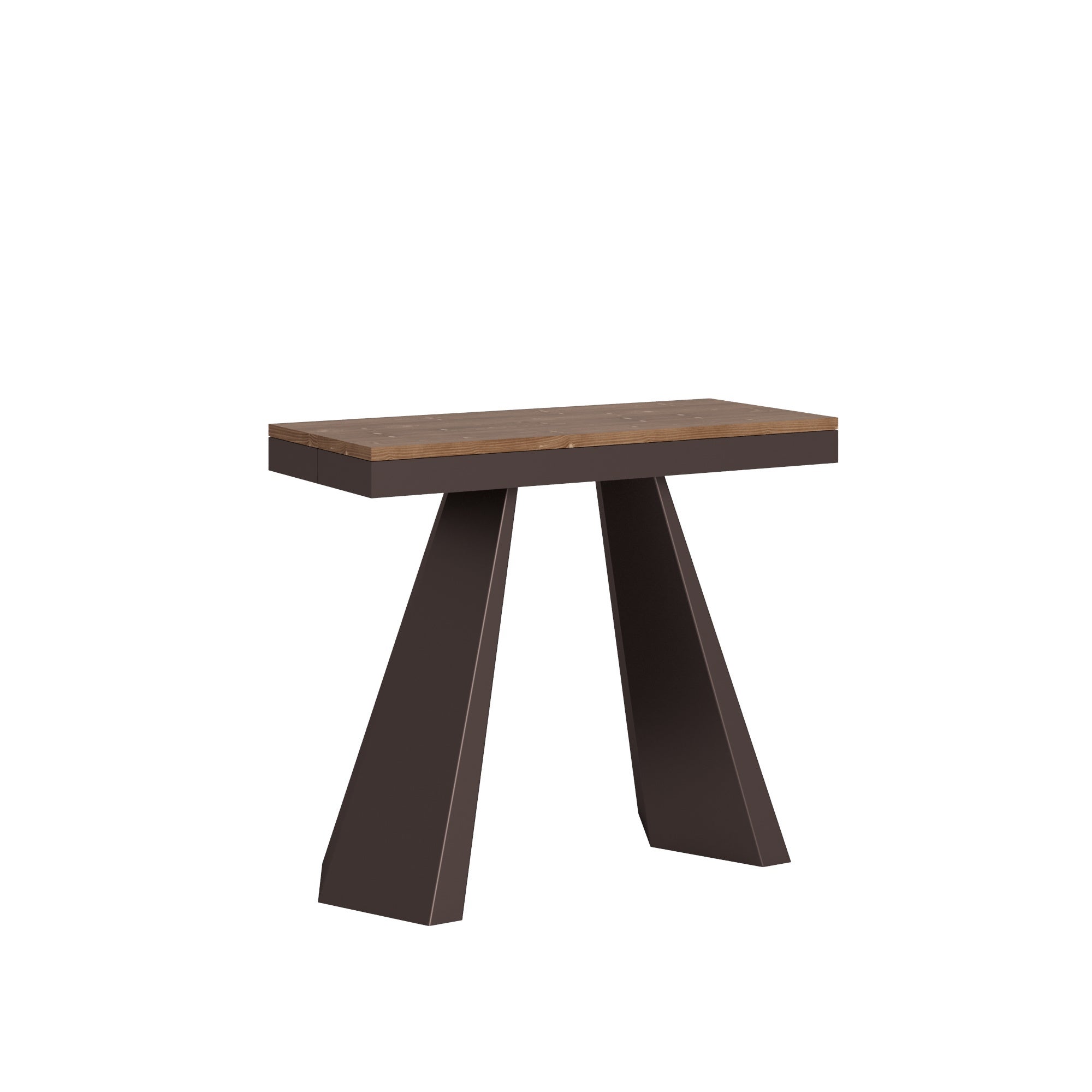 Rozkładany stół konsolowy 90x40/290 cm Diamante Evolution bejcowany na jodle