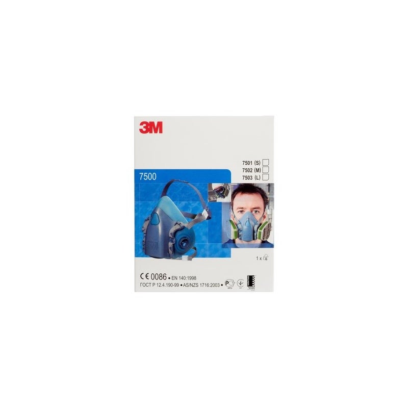 3M - Demi-masque réutilisable série 7500 - Taille M - K7502 - 3