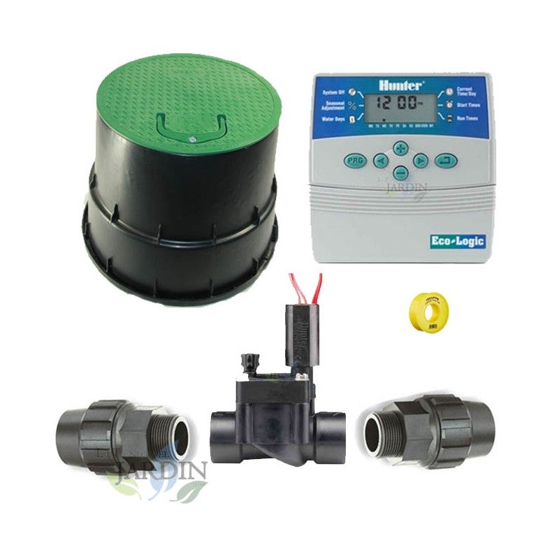Kit d'arrosage automatique Hunter 24 V à 1 zone pour tuyau de 32 mm ...