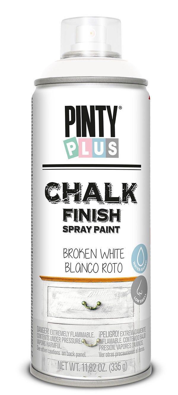 TINTA SPRAY GIZ BRANCO QUEBRADO - 400 ML