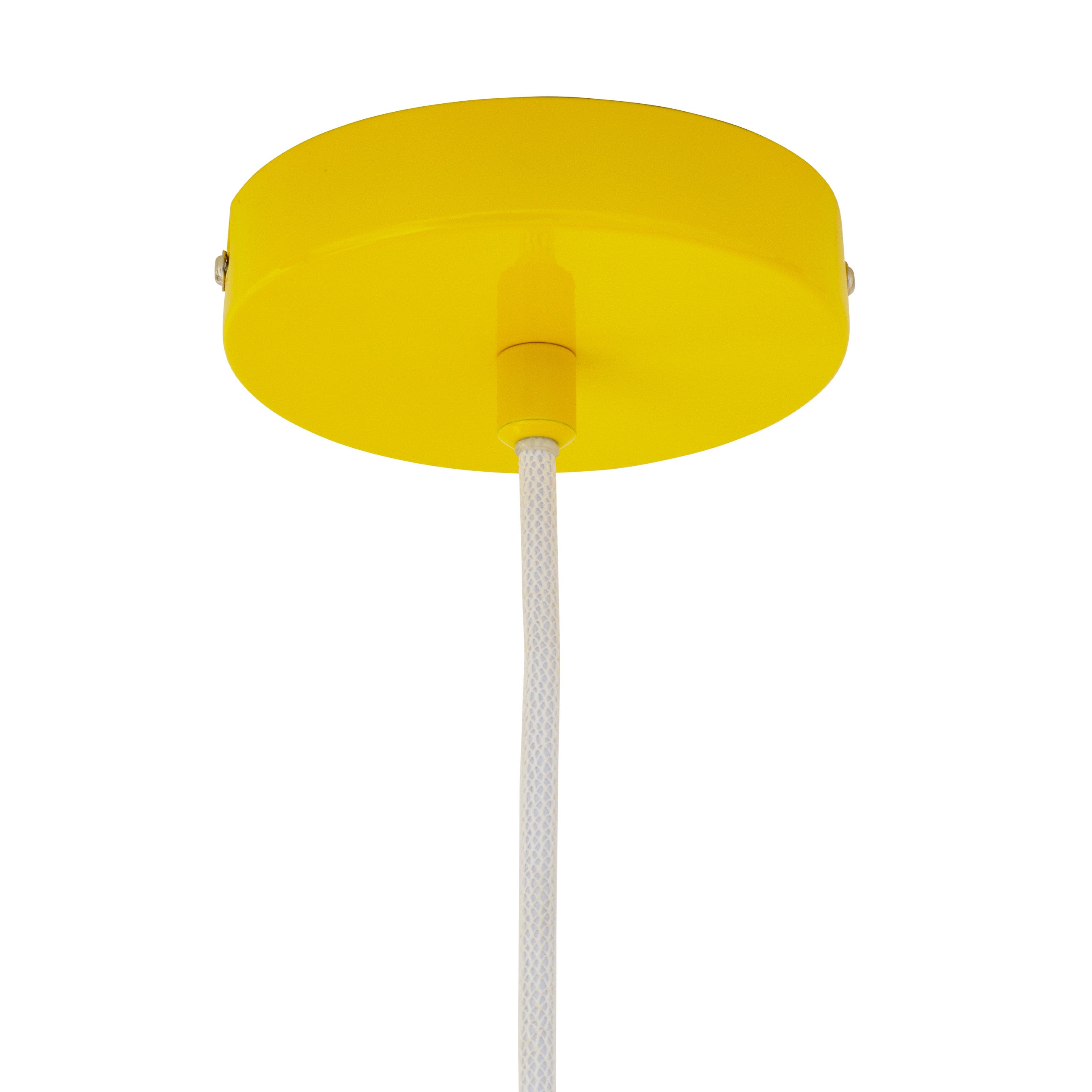 Suspension en verre et métal jaune, h 15 cm d 23 cm Haipot - DYBERG LARSEN - 5