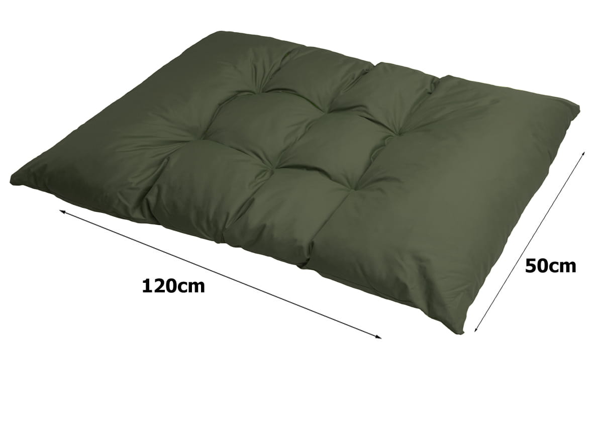 Set Coussins pour palettes 120x50 Assise-Dossier 120x50cm Vert, coussins canapé extérieur/ matelas de palettes/ coussin de jardin avec dossier - 4