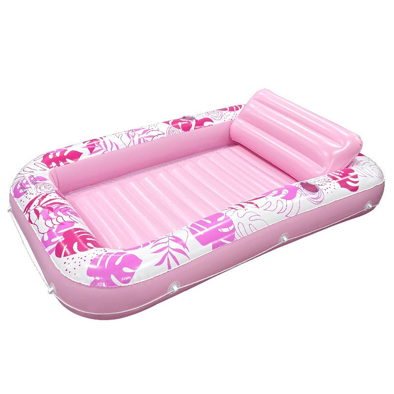Matelas Gonflable Piscine pour Adultes, Piscine Gonflable Hamac avec Porte- Gobelet, Bouee Piscine de Gonflable de Pizza, Flotteur de Piscine de Bronzage pour Piscine Plage Fêtes d'été