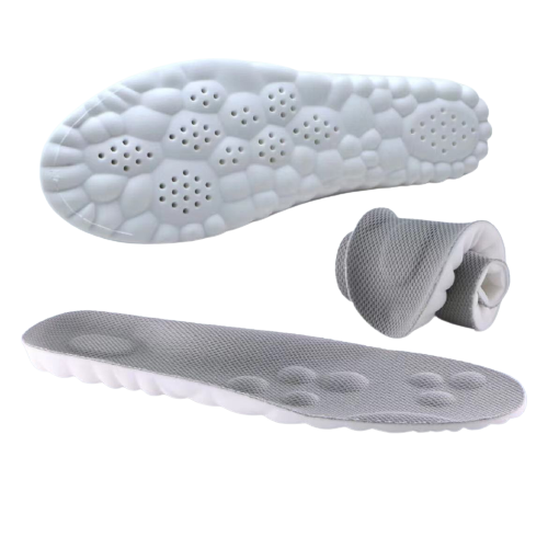 Semelles 4D ultra douces et respirantes 1 paire Grey 43-44