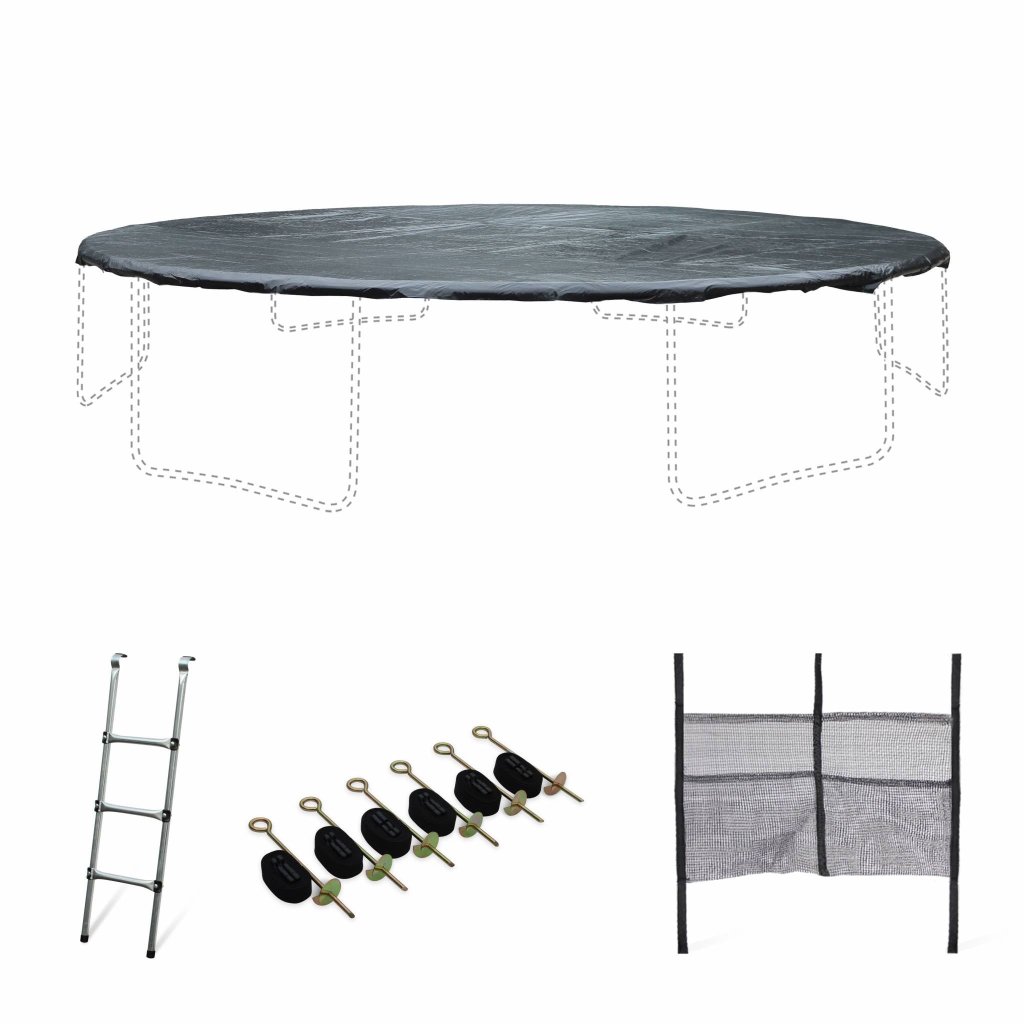 Kit Réparation Trampoline 6 Pièces Gosknor | Patchs Autocollants Trous Tapis - 3 Formes Différentes