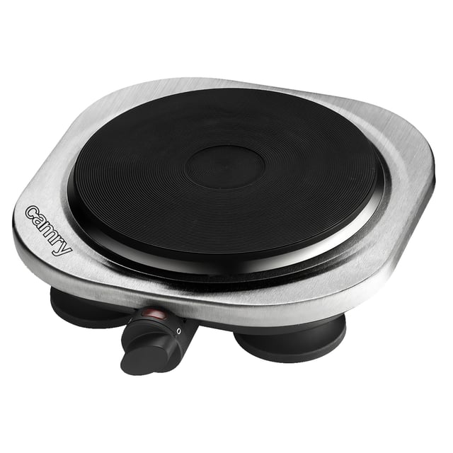 Fornello Elettrico, Piatto Caldo, Controllo della Temperatura, Compatto, 18.5 cm Camry Argento CR 6510 1500