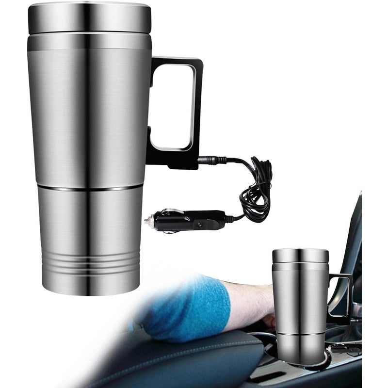 Samochód - przenośny czajnik elektryczny 300 ml - stała temperatura grzania 65°C - cichy - do samochodów 24 V
