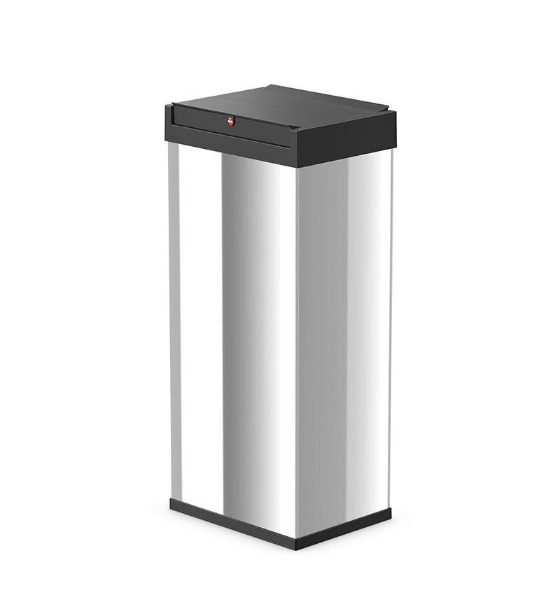 Kosz na śmieci, odpady HAILO Big-Box Swing XL 52L (kolor stal szlachetna)