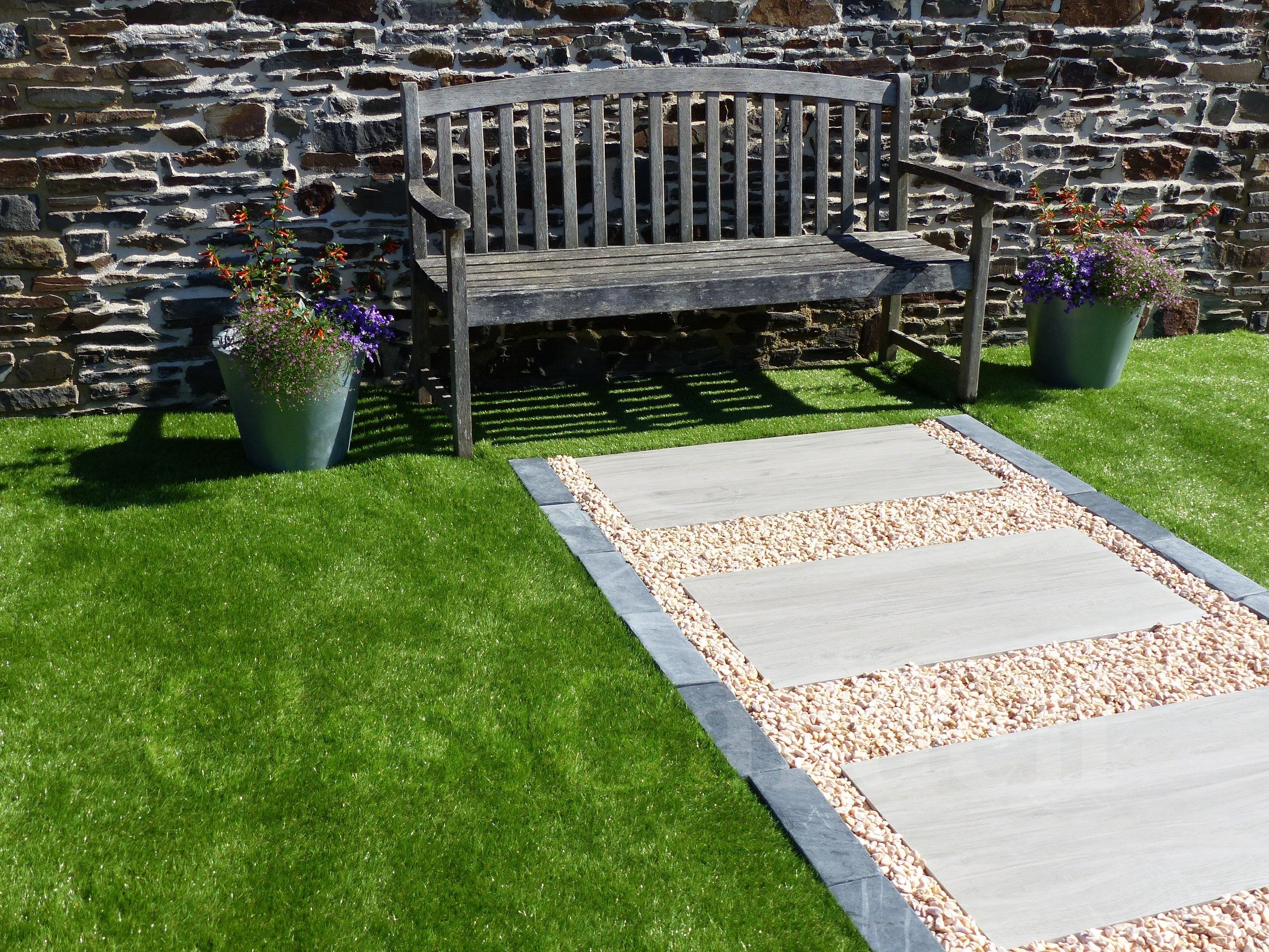 Pas Japonais Couleur Wengué - Pack de 14 dalles - 5